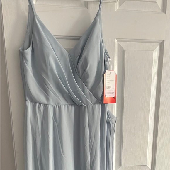 NEW Dessy Bridesmaid Dress - Mist - Picture 3 of 4